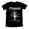 T-shirt in cotone unisex a maniche corte con girocollo Nero Metal Gorgoroth Sotto il Segno dell'Inferno