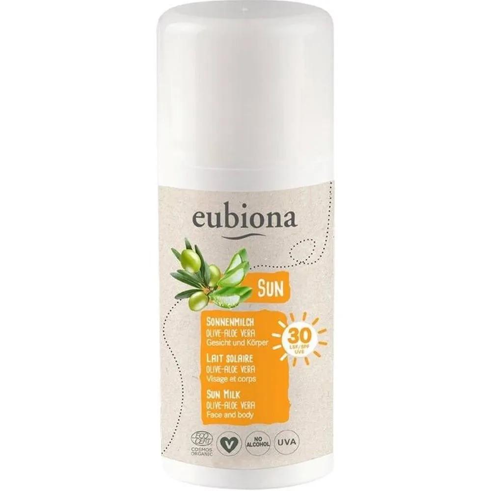 Солнцезащитный крем Eubiona Olive Aloe Vera SPF30, 100 мл