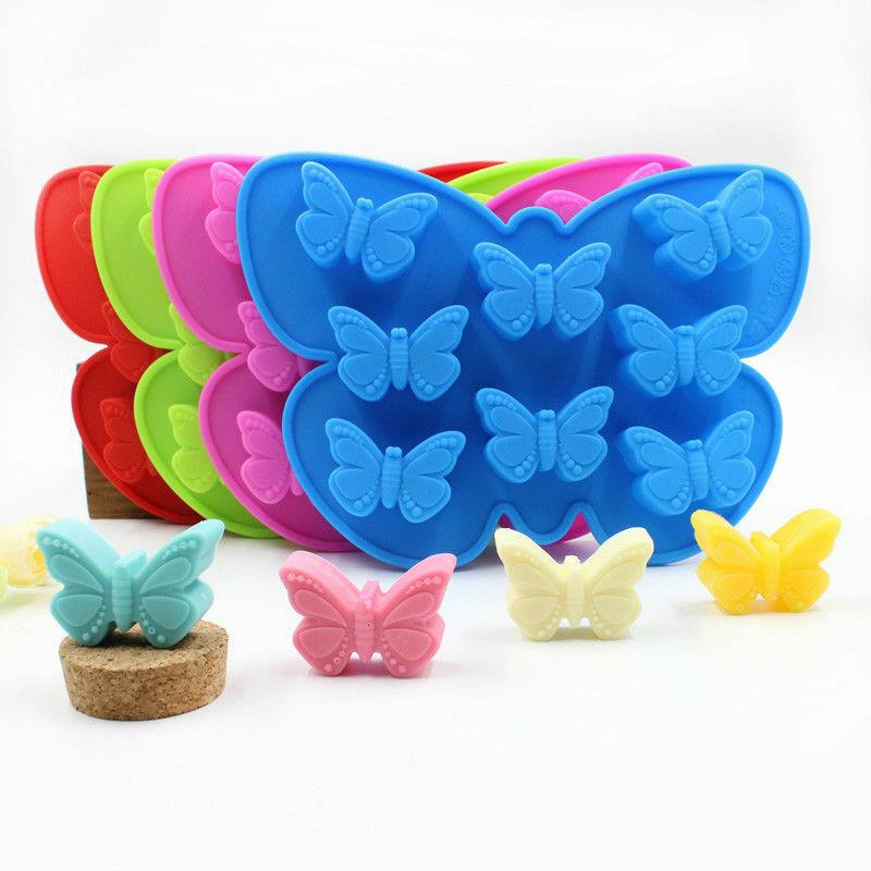 Butterfly Mold Silicone Baking Accessories DIY Sugar Craft Biscuits Pastry Chocolate Cutter Mould Fondant Cake Decorating Tools