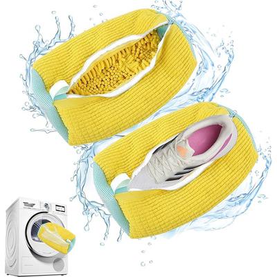 1 Stück Neue Waschen Schuhe Tasche Baumwolle Wäschenetz Flauschige Fasern Entfernen Leicht Schmutz Waschsäcke Anti-Deformations-Schuhtasche