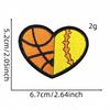 Sports Cartoon Basketball Embroidered Patch - Clothing Accessory Label