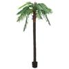 Vidaxl Artificial Date Palm In Pot, 305 Cm, Green