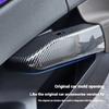 2-teilige dekorative Seitenaufkleber in Carbonfaser-Optik für Fensterheber-Blenden am Auto Für BMW X3 G45 2025 Auto-Innenzubehör
