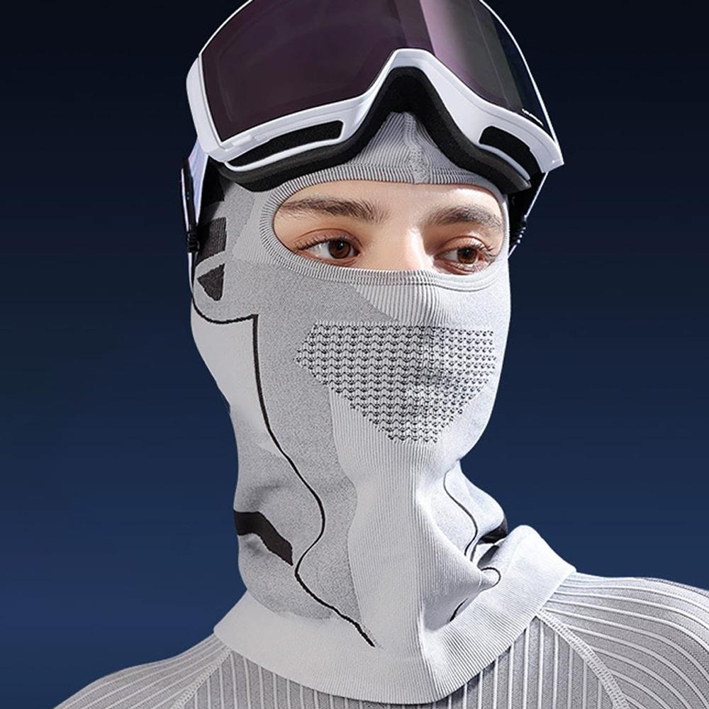 Winter Warme Sturmhaube Hut Elastisch Atmungsaktiv Vollgesichtsmaske Für Outdoor Laufen Radfahren Skifahren Motorradhelm-Innenfutter Winddichter Nackenschutz