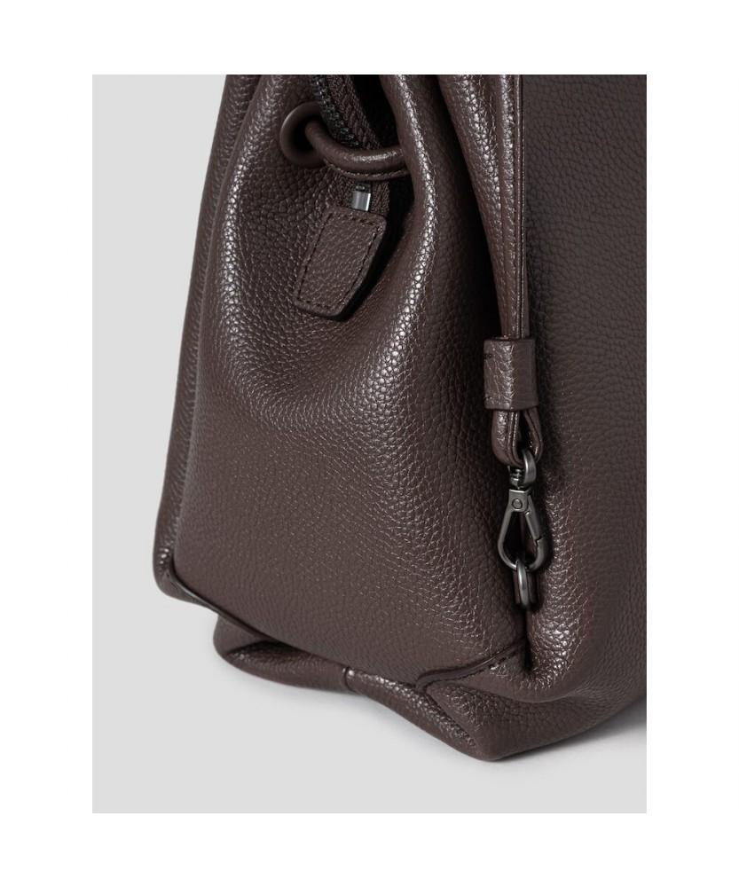 Beanpole Accessory Less Bag_3 Small Leather Backpack Brown