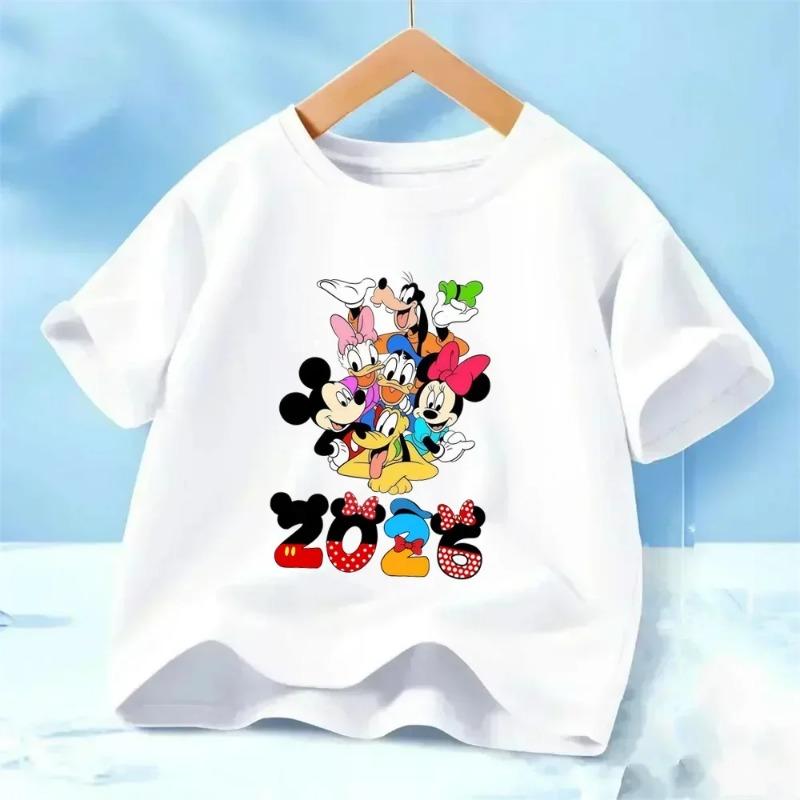 Comfortable Soft Autumn Winter Outdoor Warm Boys' Girls' Hoodies New 2026 Disney Theme Park Travel Mickey Mouse 2026 Children's