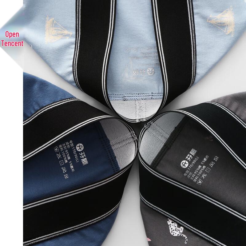 Fenteng Men's 2025 New Pure Cotton Boxer Briefs