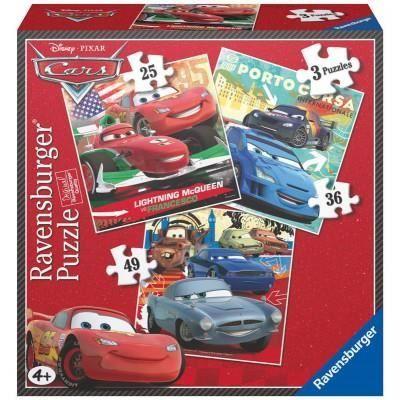 Puzzle 3 in 1 - Cars - 25 Teile - Ravensburger