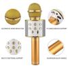 Karaoke Microphone - MAX - KM01 - Wireless Bluetooth - Built-in Speaker - Gold