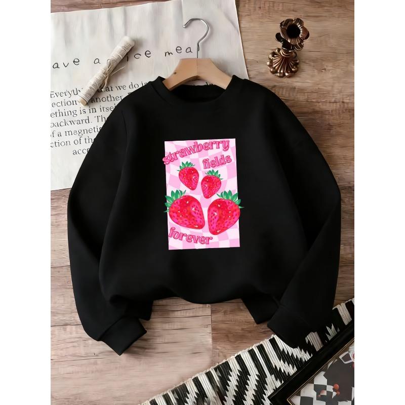 Cute And Fun Printed Pattern, Thin And Versatile Comfortable Round Neck Hoodie for 0-3 Year Old Baby Girls In Spring