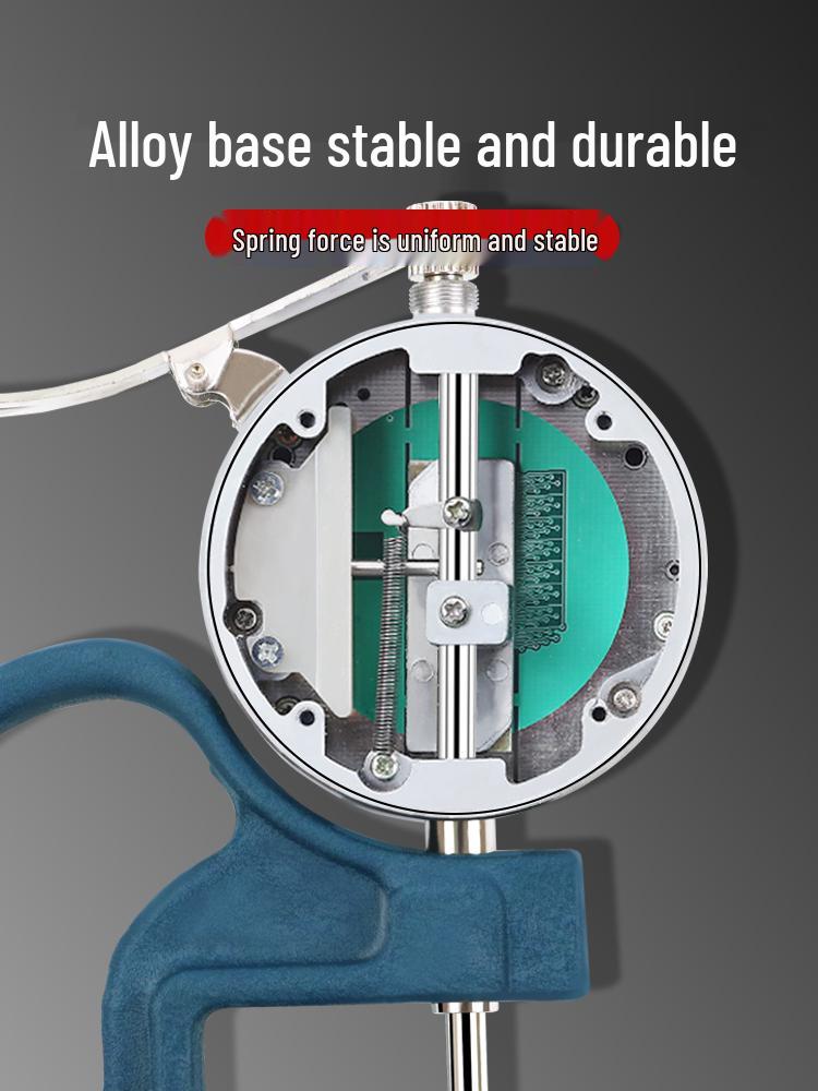 G-Type Thickness Gauge for Cloth, Film, and Paper, 0-10mm Range, 0.01mm Precision