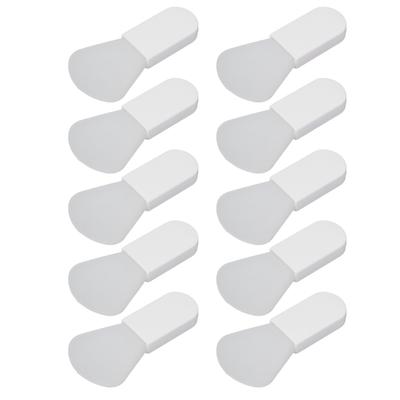 Lot de 10 mini pinceaux en silicone pour masque, manche court, applicateur de boue, outil de beauté portable pour le visage