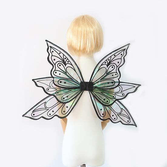 Princess Fairy Butterfly Wings Foldable Lightweight Kids Dress Up Halloween Party Costume Angel Wings