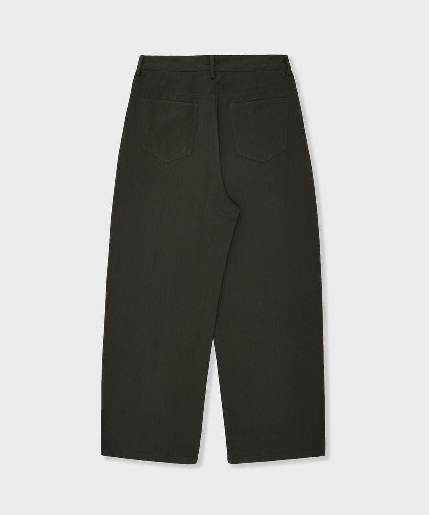 GLW Cotton Curved Pants Charcoal