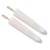 2PCS White Paper Umbrella Oiled Paper Painting Decorative Chinese Style Umbrella for Wedding Photo Props