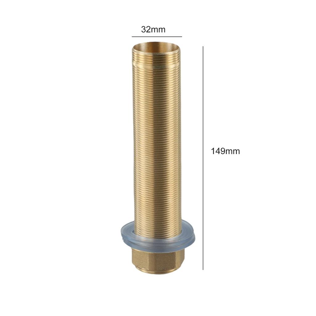 Threaded Brass Tube Nut Installation Parts, Premium Kitchen Basin Mixer Tap Repair Fitting Kit, Restore Your Faucet's Efficiency