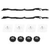 2Pcs Anti-Tip TV Safety Strap Set Durable Adjustable Furniture Mounting Strap Kit No-Drill Adhesive Fix To Wall TV Harness