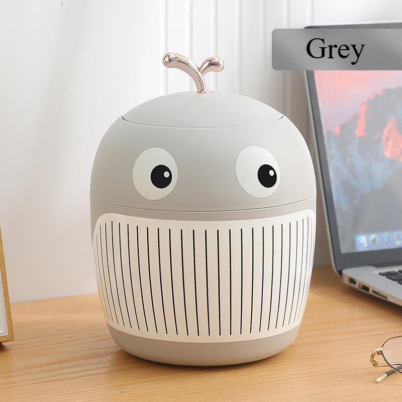 

Small Whale Desktop Garbage Bin, Light Luxury Style, Cute Mini Office Desk, Tea Table Storage Bin, Small Desk Bin серый