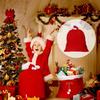 Large Santa Claus Gift Bags Christmas Santa Gift Sacks Velvet Packing Bags With Drawstring Merry Christmas Present Bags