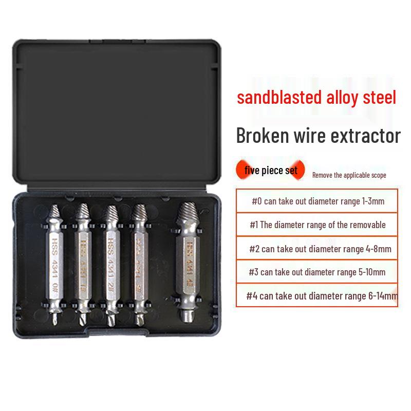 Schnellstahl Doppelendiger Schrauben- und Drahtausdrehersatz