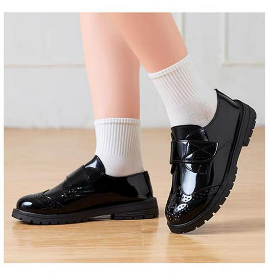 Unisex British-Style Leather Shoes for Kids: Soft-Soled, Versatile Performance Footwear in Various Styles
