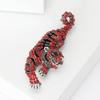 Vintage Personality Tiger Styling Brooch Alloy Rhinestone Brooch Sales Fashion Clothing Accessories Pins