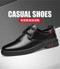 Leather Shoes Men's 2025 New Lace-up Men's Middle-aged Dad Leather Shoes Business British Soft-soled Men's Casual Leather Shoes