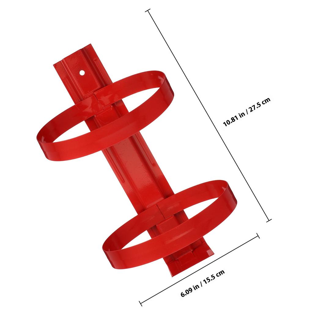 1Pcs Extinguisher Wall Hanger Iron Construction Robust Design Smooth Polished Finish No Hand Injury Secure