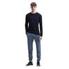 Polo Ralph Lauren FW22 Solid Logo Embroidered Crew Neck Sweater Men sweater Blue 710876846-003