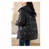Winter Jacket Parkas Women Coat Fur Collar Hooded Overcoat Female Jacket Parka Thick Warm Padded Outwear