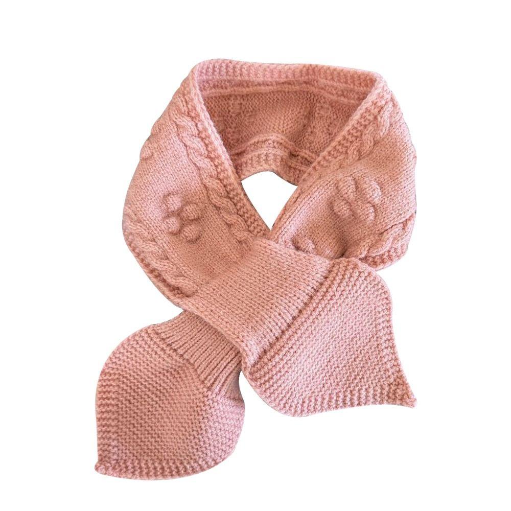 Silná dětská zimní šála Teplá pletená šála Jednoduchá dětská šála Venkovní