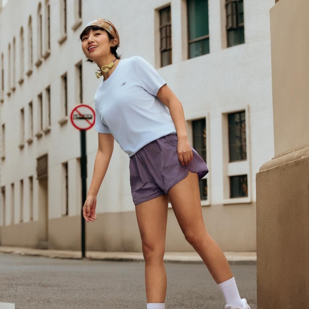 Skechers Comfortable Breathable Solid Color Short Sleeve T-Shirt Women tops P226W175-026P