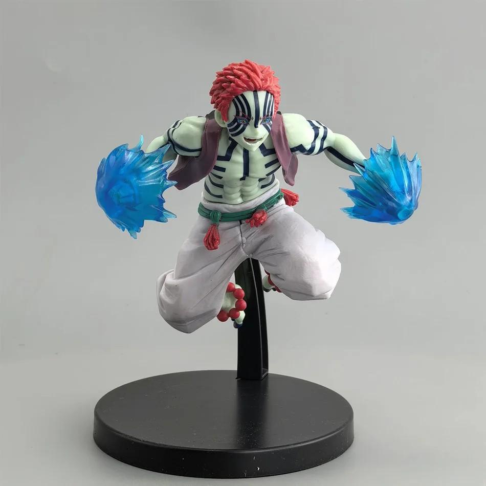 

LATEST Demon Slayer Animation Magikano Akaza Action Figure POLYVINYL CHLORIDE Miniature Figure Collector Miniature Tabletop Decoration Presents for