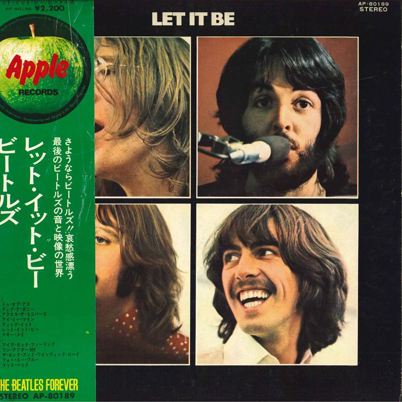 

LP Пластинка BEATLES - Let It Be AP80189 APPLE 1971 Япония Рок Б/У