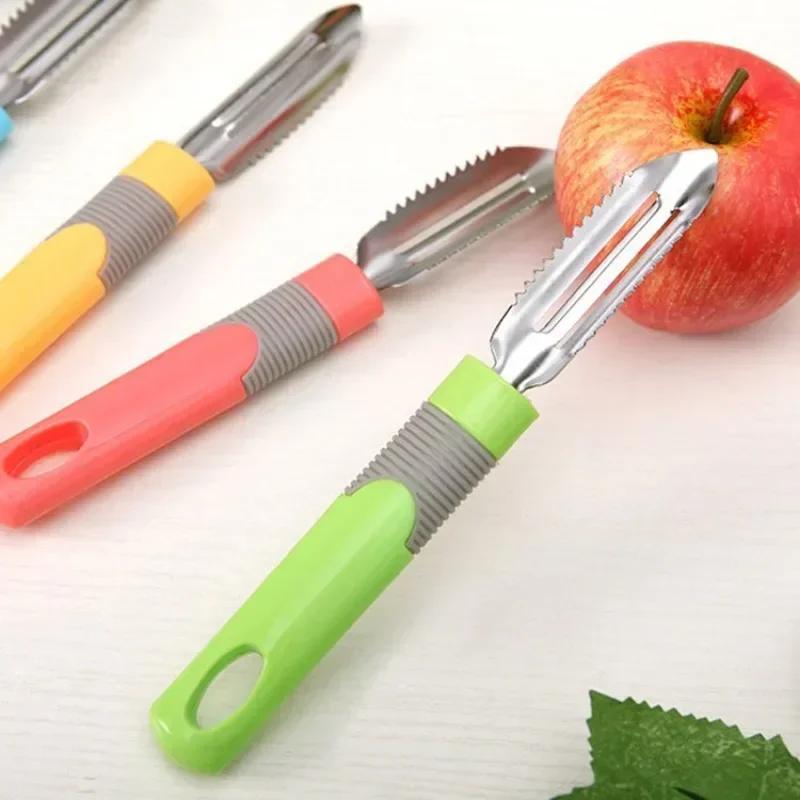 1Pcs Color Random Stainless Steel Vegetable Cutter Tools Suitable Friut Potato Paring Knife Household Kitchen Peel Accessories
