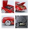 1:24 Scale 300SL Car Model Toy Alloy Diecast Doors Opened Pull Back Vintage Vehicle Models Toys Boys Kids Collection Gifts