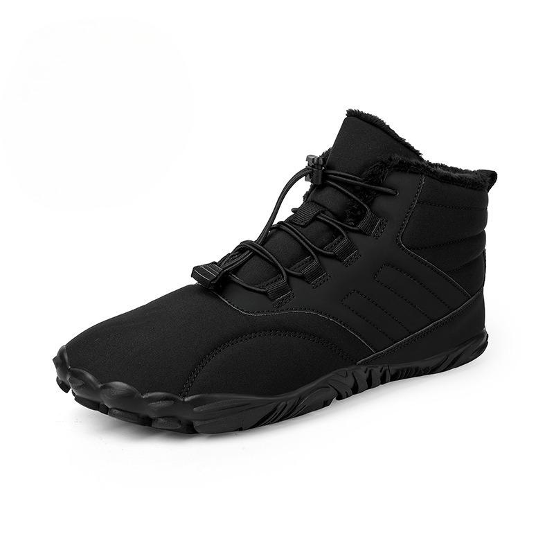 

Five-finger outdoor sports cotton shoes men s and women s velvet warm boots wear-resistant non-slip snow boots winter thickened couple shoes 36