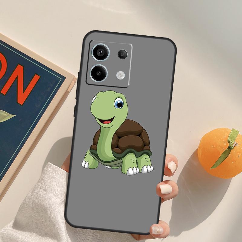 Cartoon Turtle Funda For Xiaomi Redmi Note 9 10 11 12 13 14 Pro 9S 10S 11S 12S Redmi 13C 10C 12C 14C Case