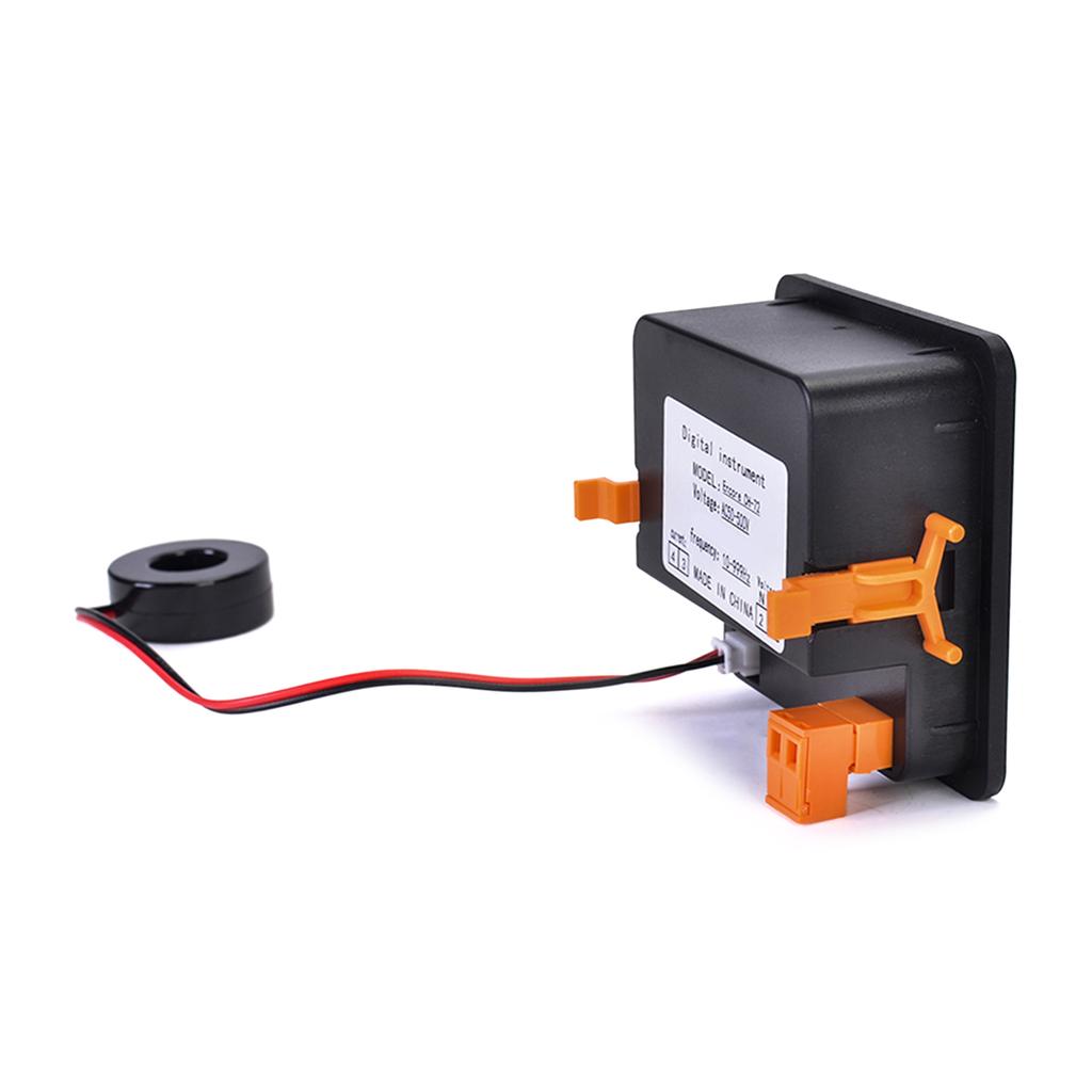 Digital Voltage Current Meter Panel Voltmeter Ammeter Frequency Meter LED Display AC50-500V 1-120A Embedded Installation