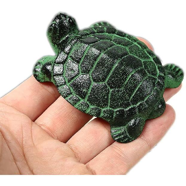 canjoyn Cast Iron Paperweight Garden Home Office Desk Decor Collection Animal Figurine (Fish)