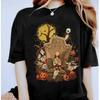 Retro Christmas Nightmare Character Group Tshirt Four Seasons Unisex Pure Cotton Casual Fashion Tshirt