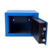 Small Safe Box with 2 Keys Programmable Digital Keypad Magnetic Lock Safety Box for Home Dorm Office Hotel Blue