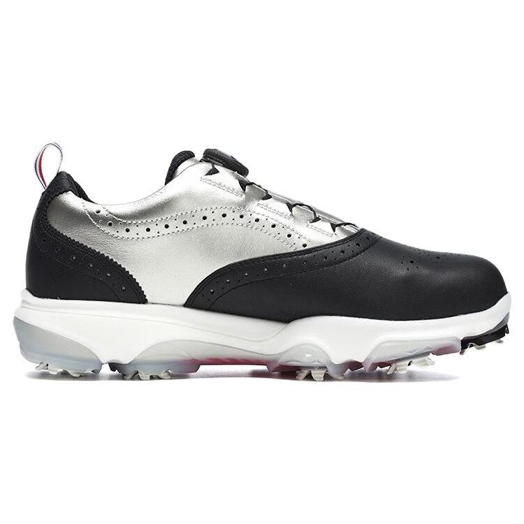 New FILA Gf Oxford Spike Gf Oxford Spike Low Top Golf Shoes Black Silver A12M241601FBK