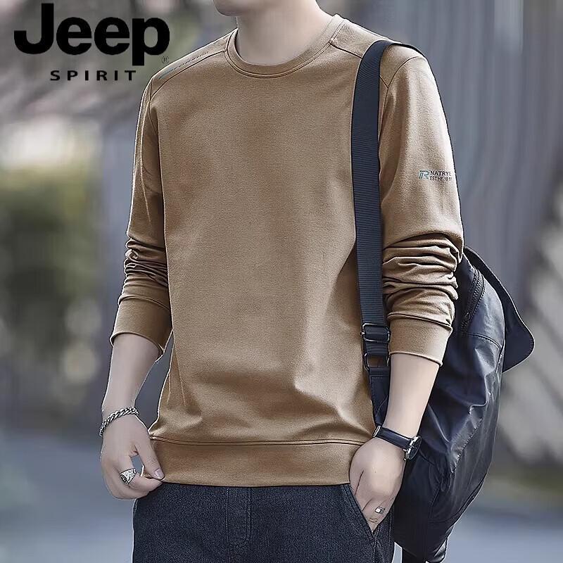 

JEEP SPIRIT Men s Crew Neck Long Sleeve Sweatshirt XL