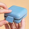 1pc Boîte de Rangement Portable Scellée pour Pilules Compartiment Mini Boîte à Pilules Portable Étui à Pilules de Voyage Récipient à Médicaments