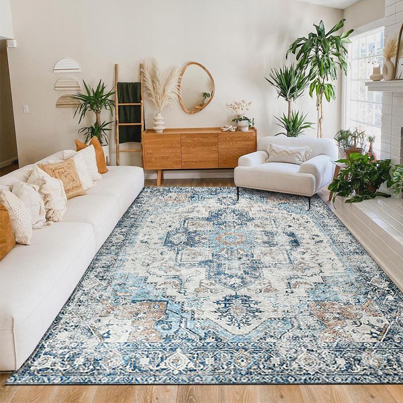 Bohemian Carpet Retro Persian Ethnic Style Living Room Carpet Floor Mat Moroccan Home Floor Mat