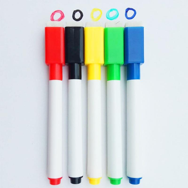 8PC/Lot Colorful Erasable Magnetic Whiteboard Pen White Board Markers  for Kids Gift School Classroom