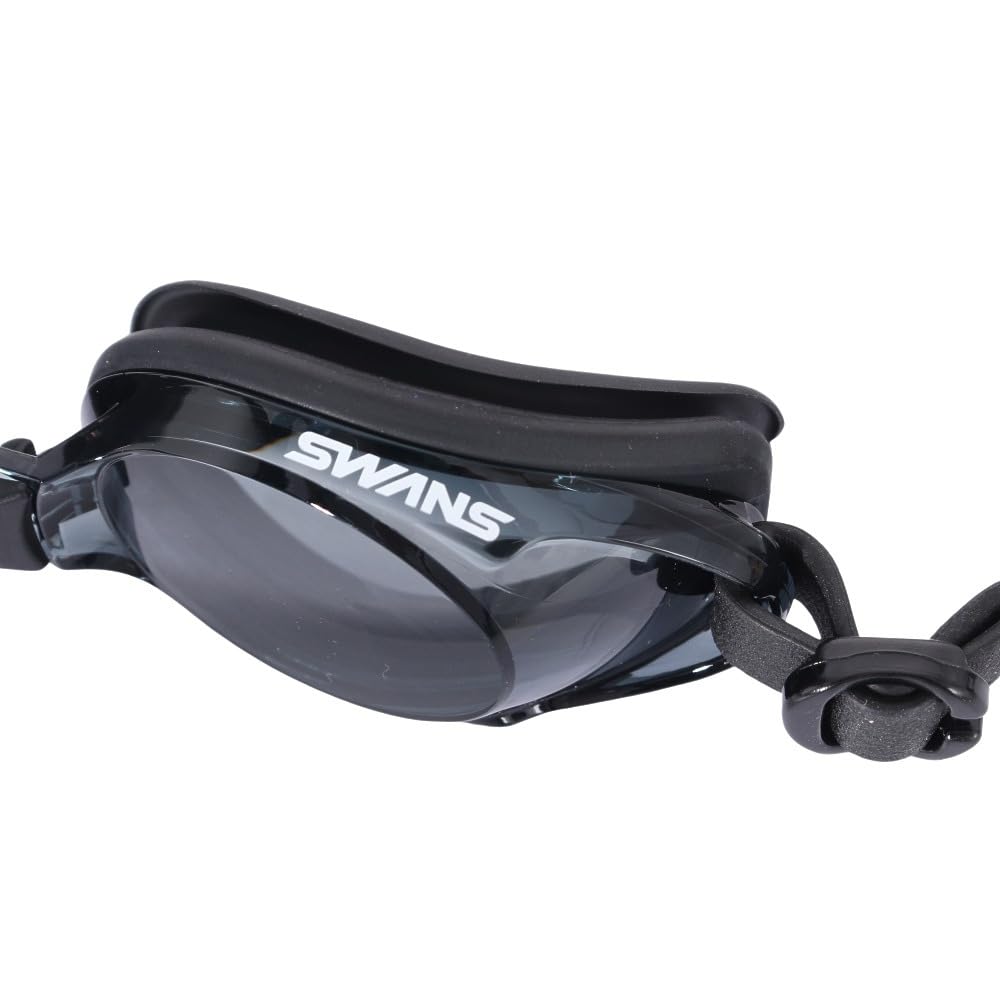 Swimming Fitness Cushioned BK [Swans] Goggles, Goggles, TK-SWRV-008N (Black/FF/Men's)