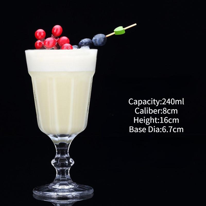 

1Pc 220Ml Professional Absinthe Cup Bar Cocktail Special Glass For Absinthe Absinth Galss Cup Goblet Bartender Bitter Tool 201-300ml