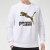 PUMA Sweatshirts Men's White Crew Neck Moderate Regular 531367-02